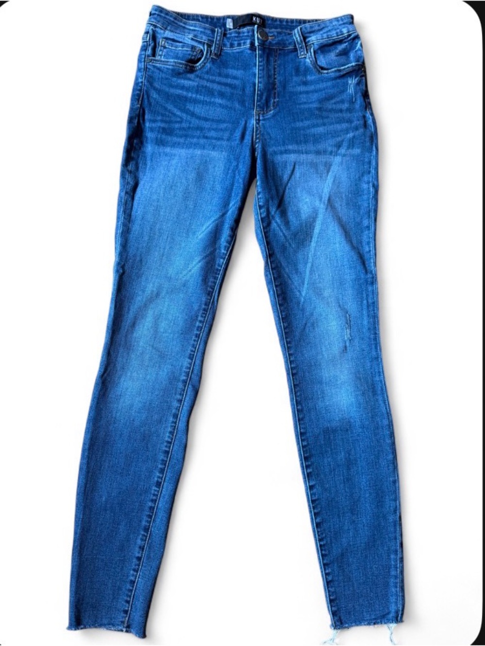 KUT from the Kloth Stretch Denim Jeans | Size 4 | Raw Hem